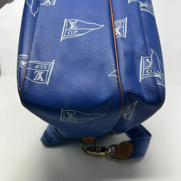 Louis Vuitton LV Cup Blue Monogram Sail Sac Cowes Messenger Bag - Picture 16 of 16